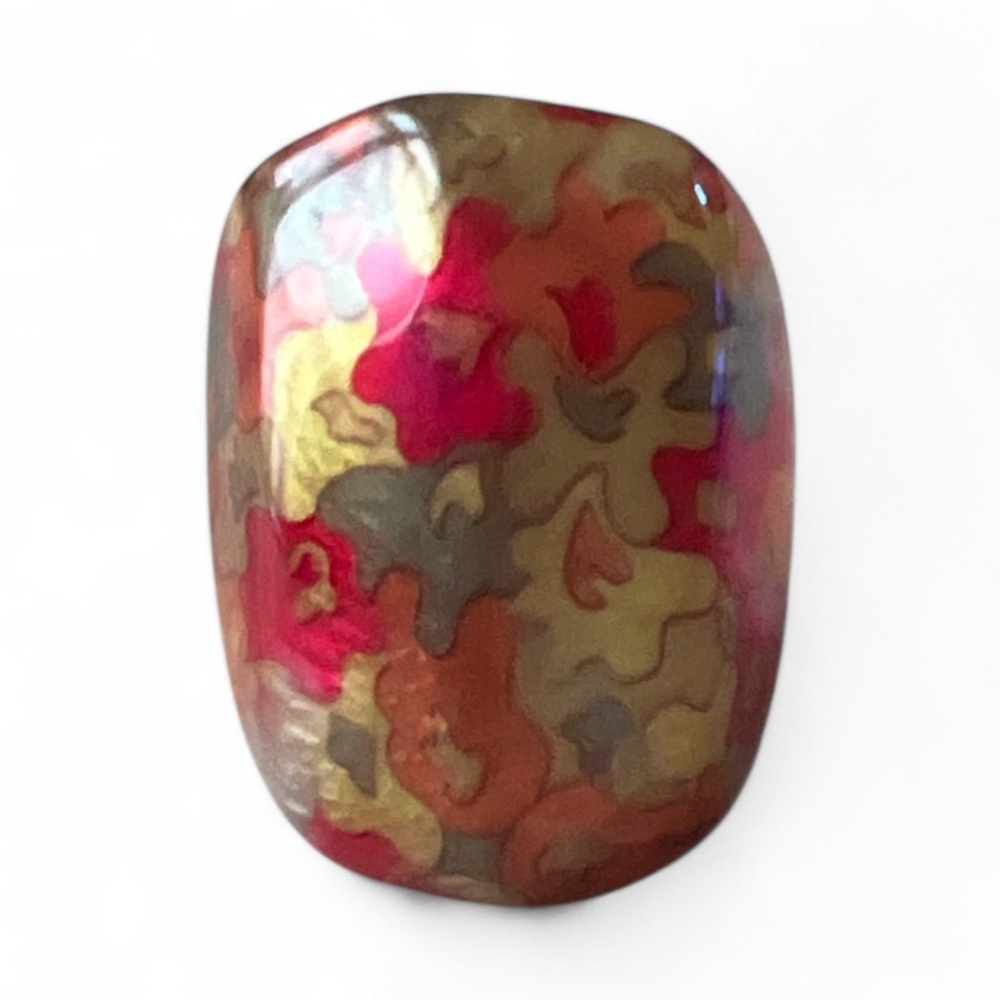 Multicolor Abstract Patterned Ring